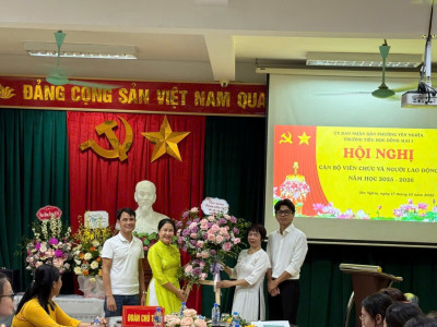 🎉 HỘI NGHỊ CÁN BỘ VIÊN CHỨC VÀ NGƯỜI LAO ĐỘNG TRƯỜNG TIỂU HỌC ĐỒNG MAI I NĂM HỌC 2025 – 2026 🎉
