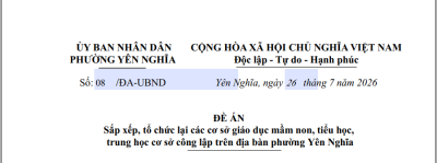 ĐỀ ÁN SẮP XẾP LẠI